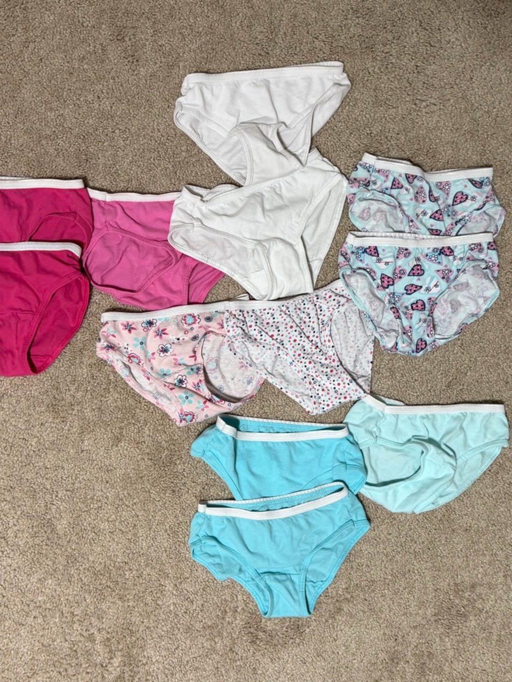 Girls Cotton Brief Underwear Pack 2-3T (13 pair)
